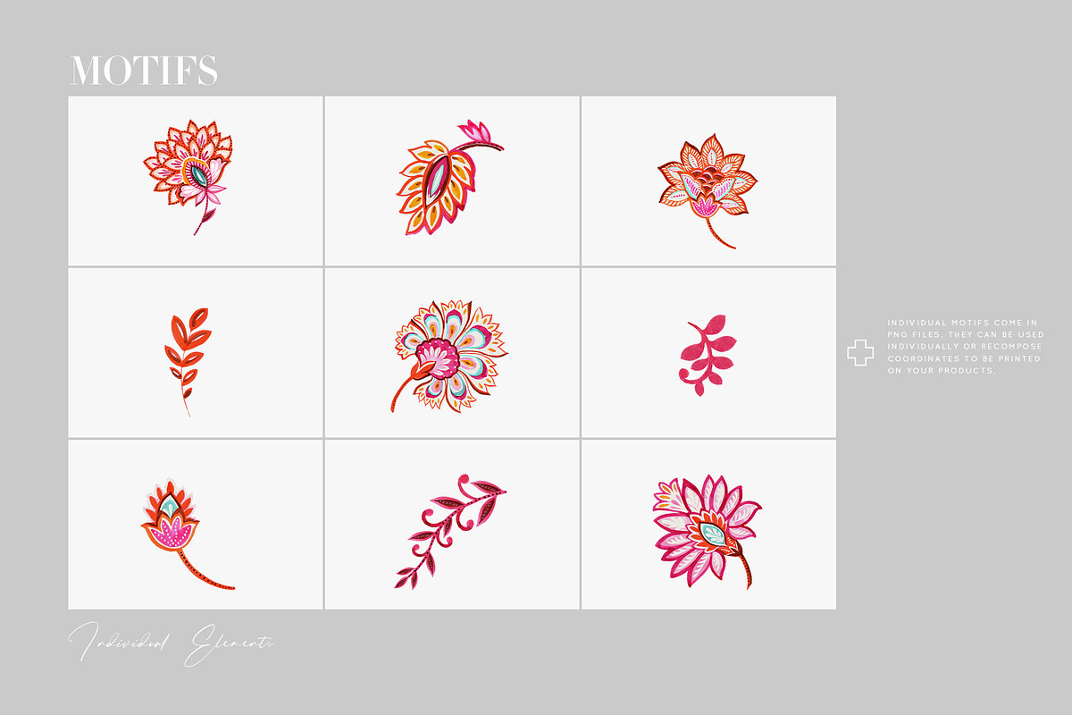 Bohemian Chintz, HandMade Watercolor, a Pattern Graphic by TSTUDIO (Photo 4 of 11)