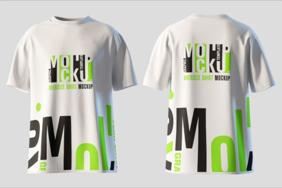 Oversize T-Shirt Mockup Sets, a Shirt Mockup by Akrinity Digital (Photo 3 of 4)