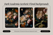 Dark Academia Aesthetic Flower BGs, an Illustration by September 5th (Thumbnail 10 of 19)