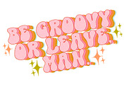 Psychedelic Bubble 70s Font, a Font by Dear Darling Design (Thumbnail 2 of 8)