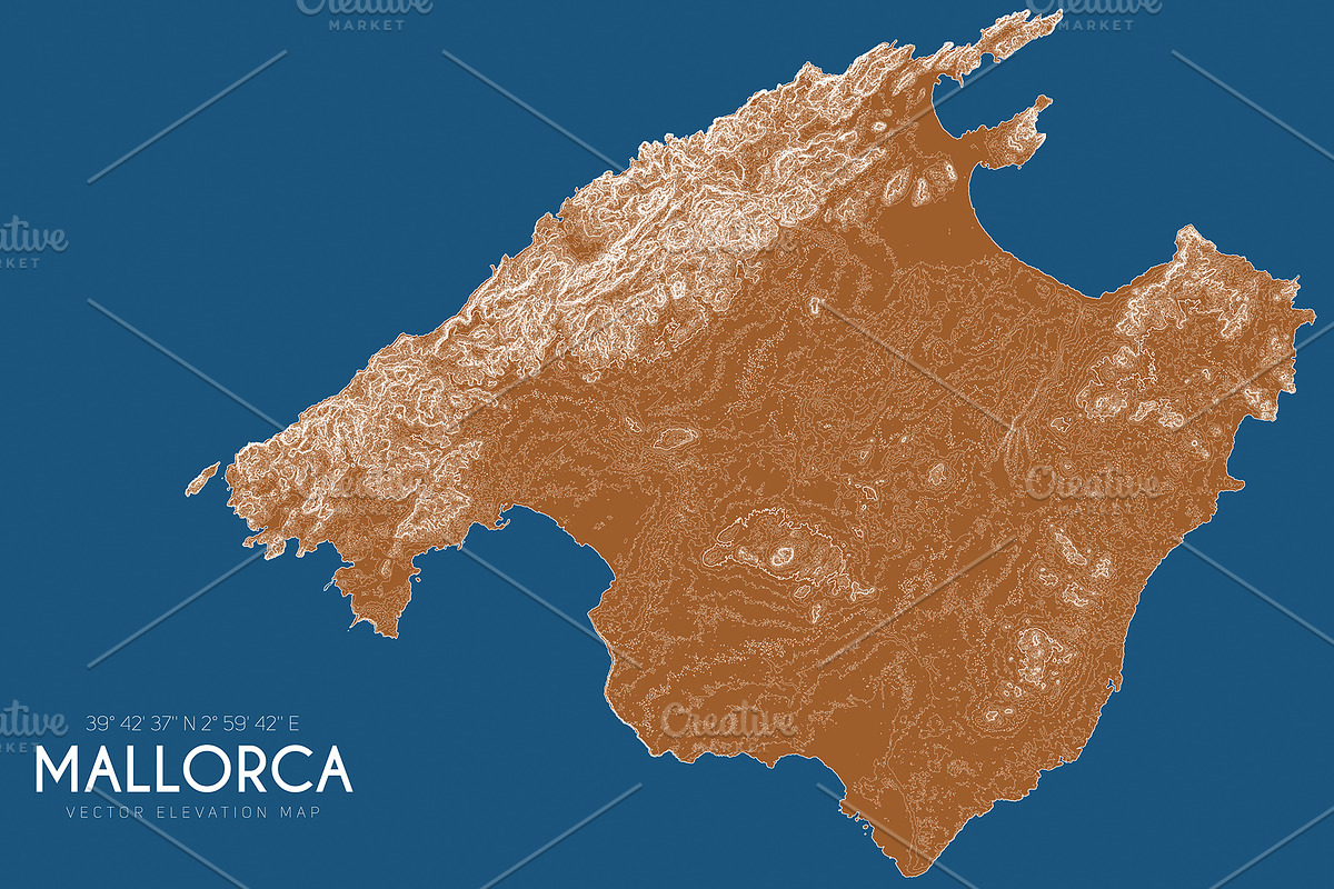 Balearic Islands Maps, an Object Graphic by GarryKillian (Photo 6 of 6)