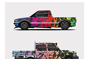 Patriotic Grunge Flag Designs, a Seasonal Illustration by CarWrap design (Thumbnail 2 of 4)