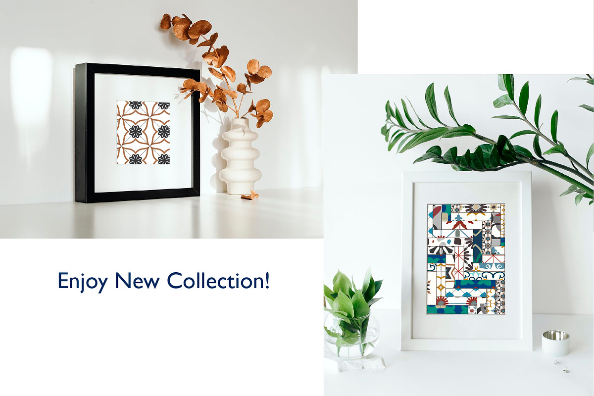 Moroccan Collection of 100 tiles, a Pattern Graphic by DeMih (Photo 2 of 6)