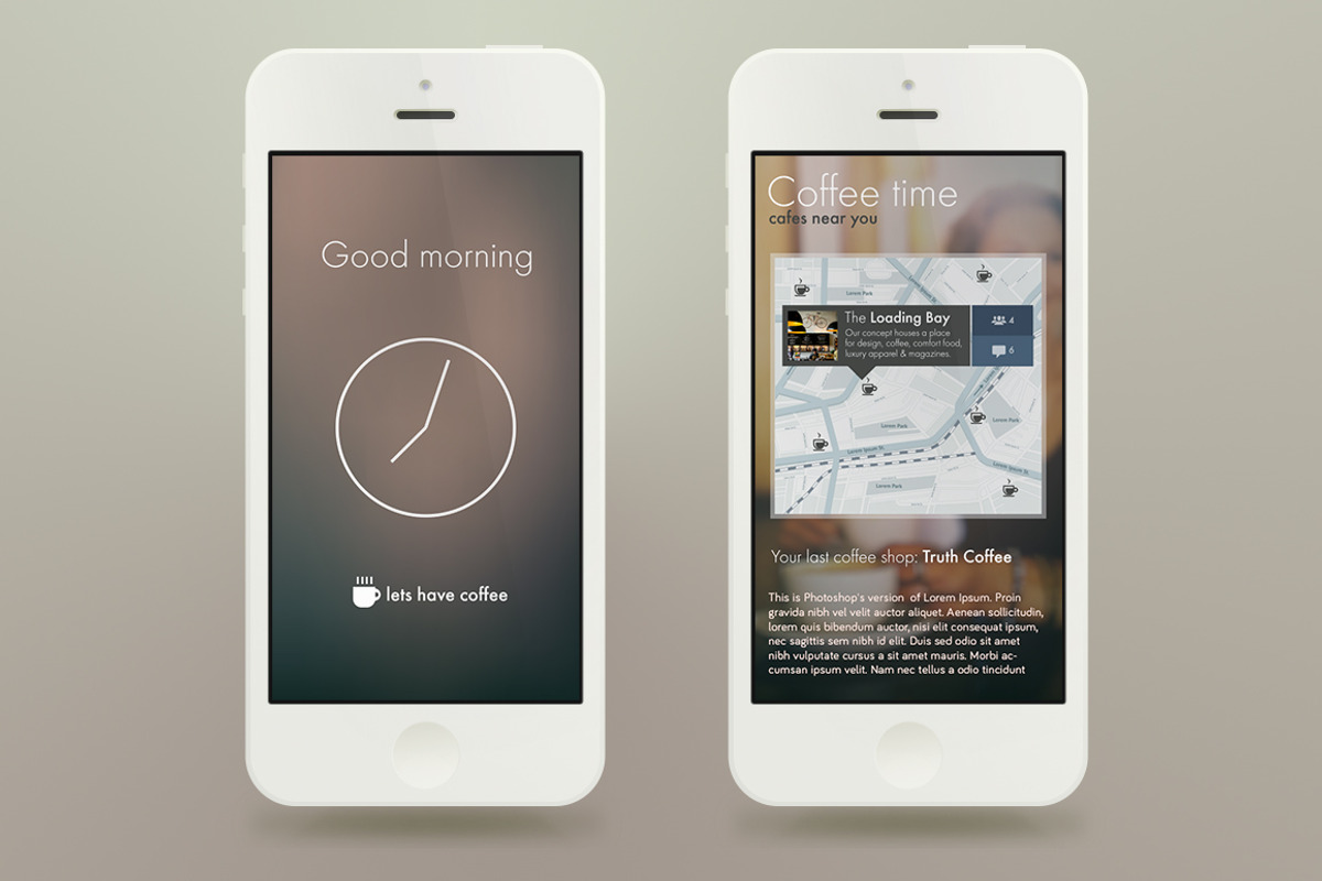 Brew - App Design & Prototype, a Templates & Theme by Jana Rawlins Inc. (Photo 2 of 5)