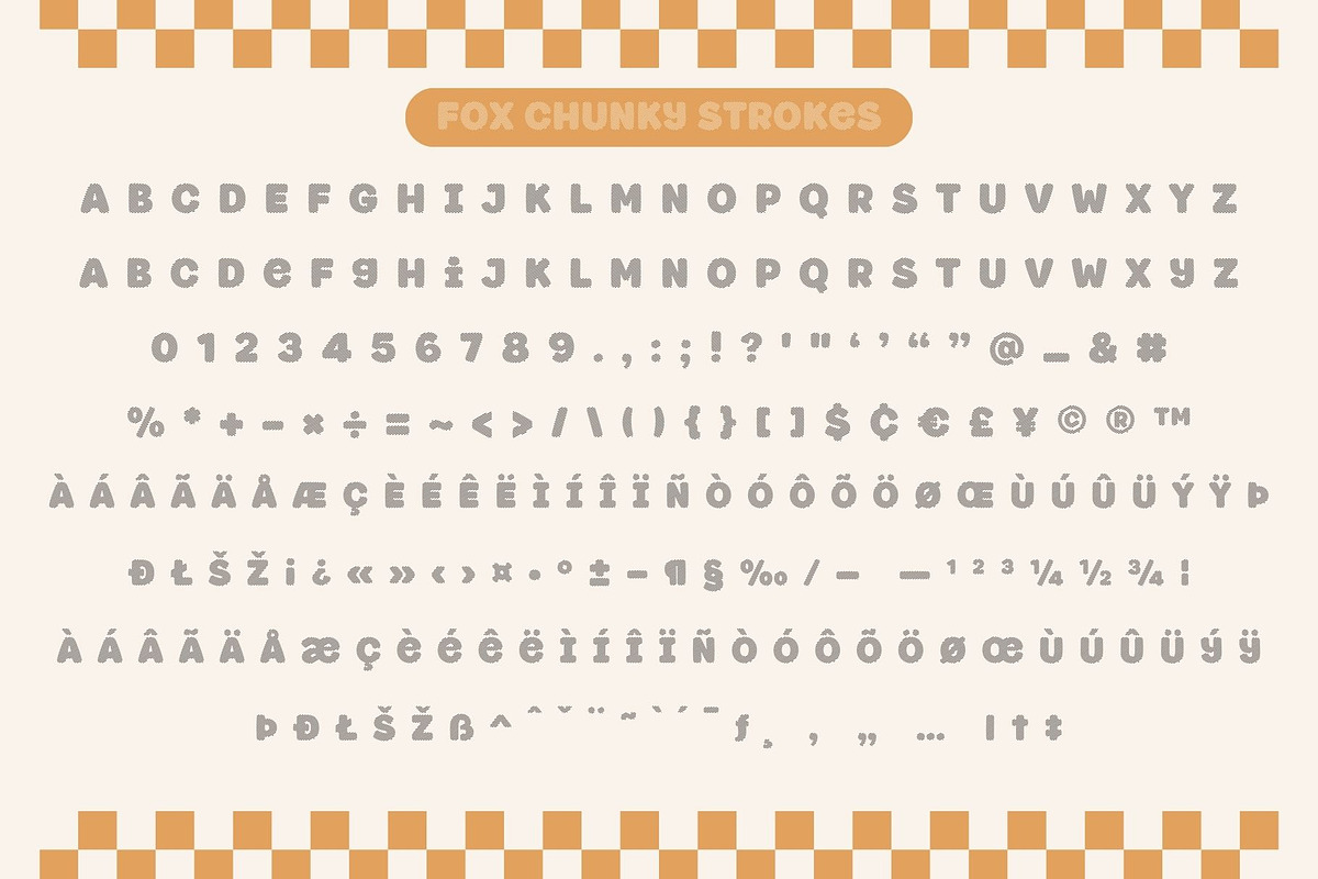 Fox Chunky : 4 Font Style, a Handwritten Font by Fox7 By Rattana (Photo 10 of 13)