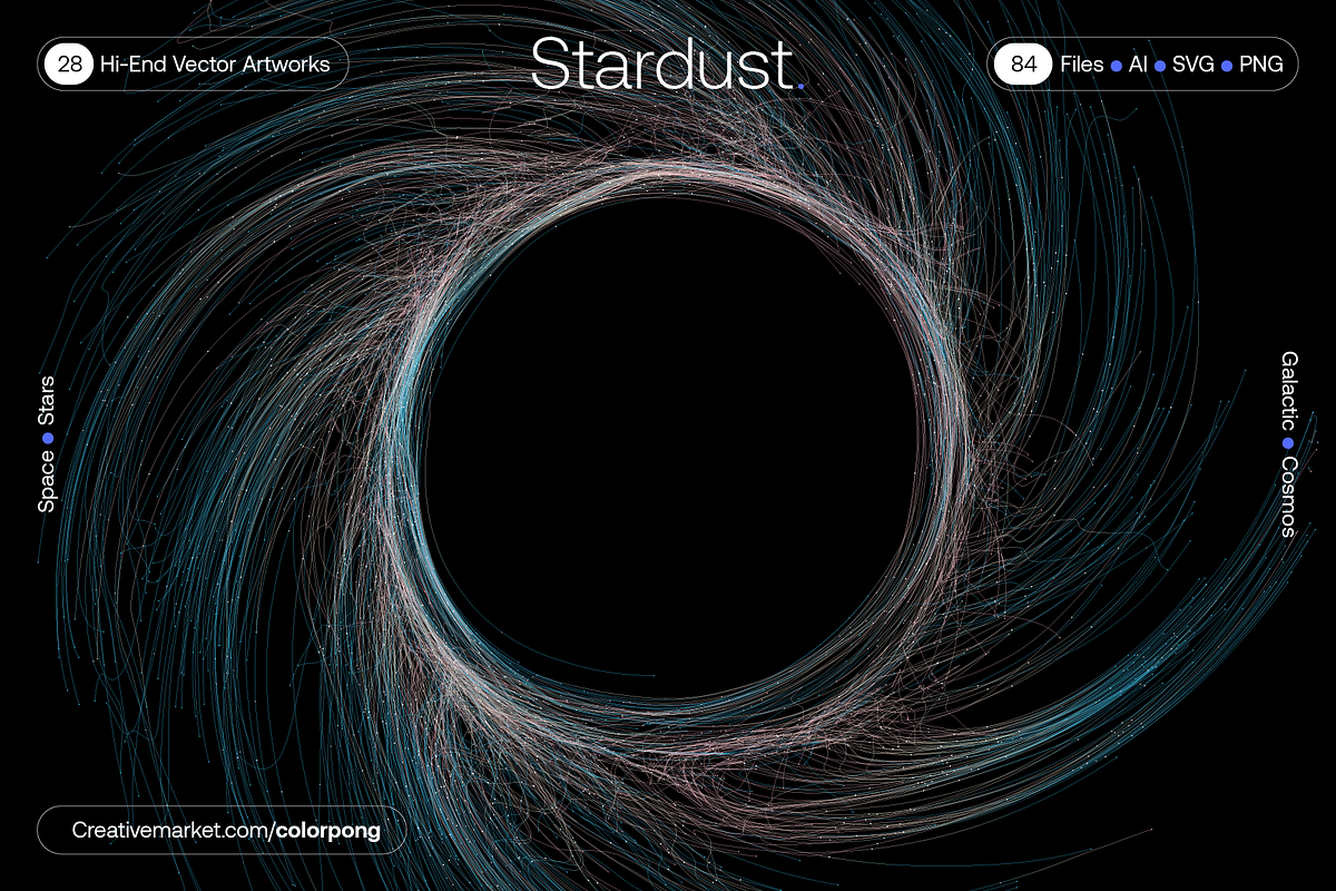 Stardust - Vector Bundle, a Technology Illustration by Colorpong (Photo 15 of 21)