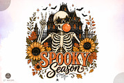 Spooky Season Halloween PNG,Retro, a Person Illustration by Libby Wishes (Thumbnail 1 of 3)