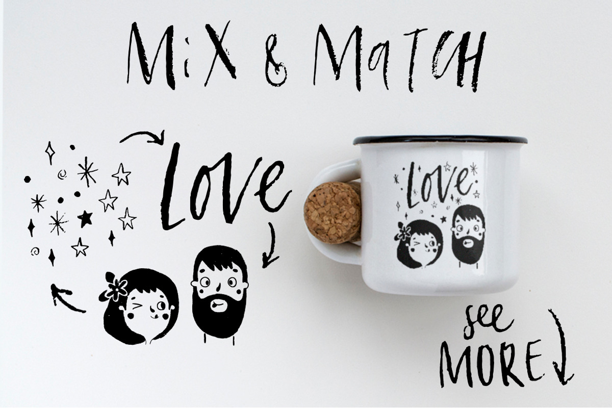 VALENTINE'S LOVE quotes overlays set, an Object Graphic by Artnis (Photo 5 of 7)
