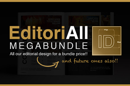 The EditoriAll Megabundle, a Magazine Template by Luuqas Design
