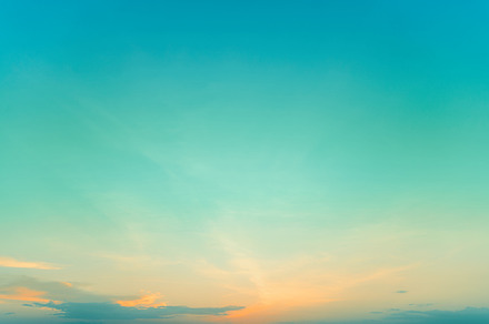 Cyan blue twilight sky 