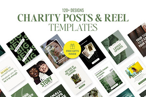Green Charity Instagram Templates