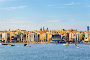 View of Sliema town in Malta, an Architecture Photo by Leonid Andronov