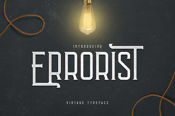 Errorist Vintage Typeface