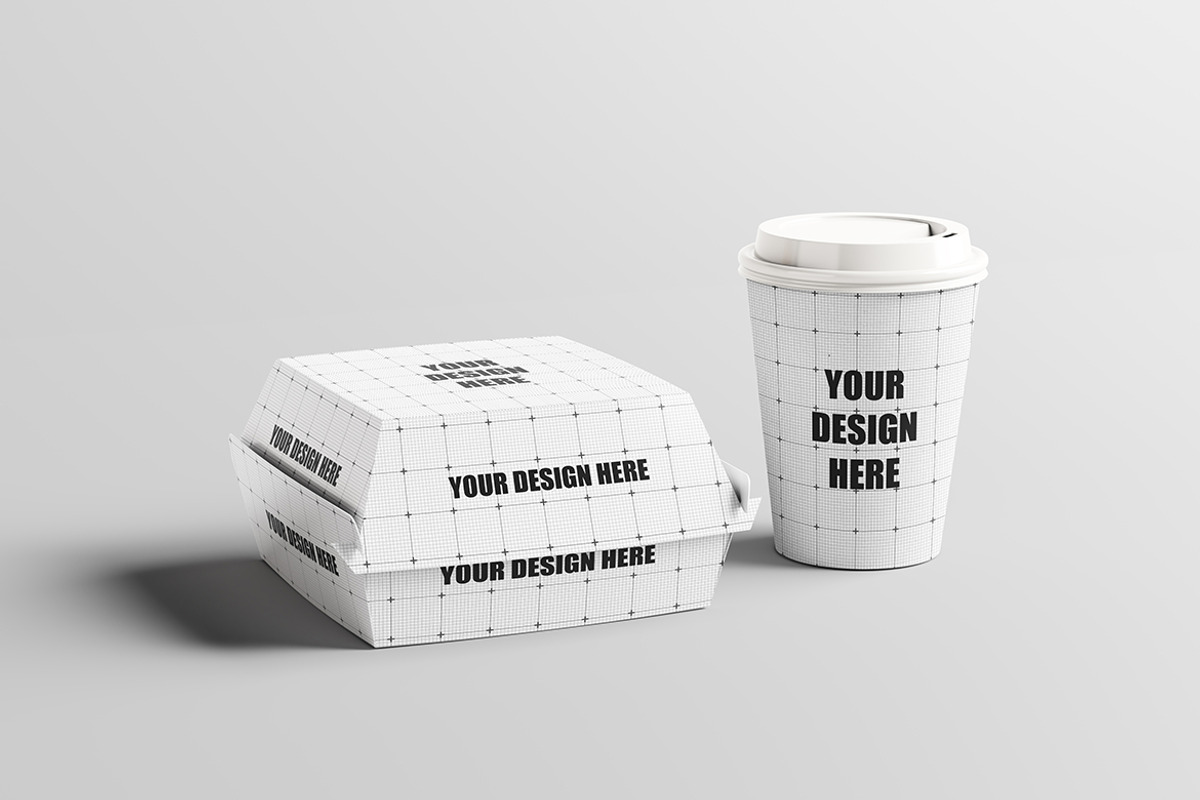 Takeaway Food Packaging Mockup, a Packaging Mockup by simuradi (Photo 5 of 9)