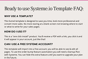 Systeme.io Bold Magenta Mini Offer, a Landing Page Template by Hayley's Digital Hub (Thumbnail 8 of 11)