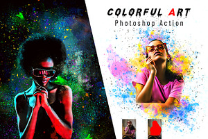 Colorful Art Photoshop Action