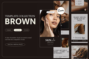 BROWN – Beauty Instagram Story, a Social Media Template by AESTETHIC_STUDIO