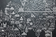 World Travel Line Icons Map, an Illustration by Moloko88 (Thumbnail 2 of 7)
