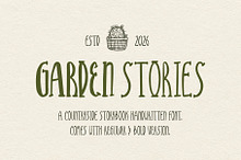 Garden Stories Cozy Storybook Font