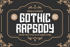 Gothic Rapsody - Blackletter Font