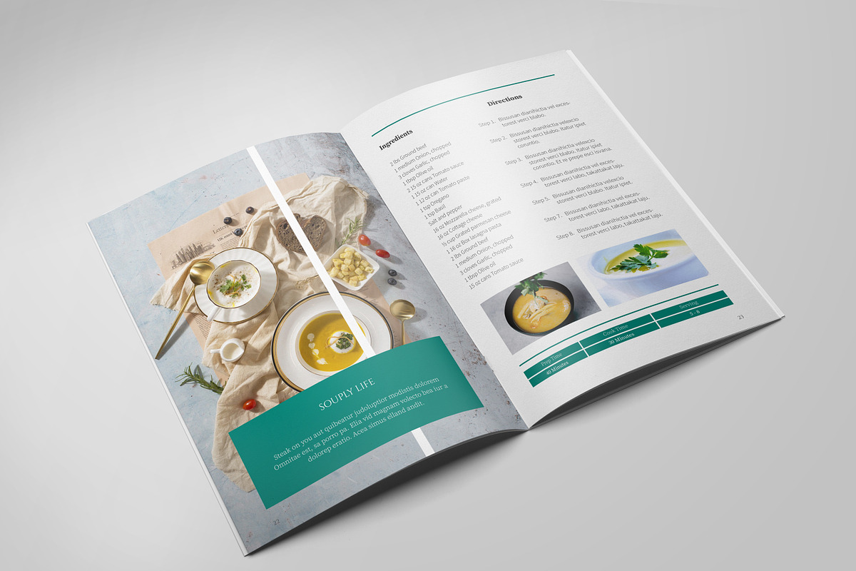 A5 Recipe Book, a Brochure Template by Bookrak Graphic Design (Photo 13 of 16)