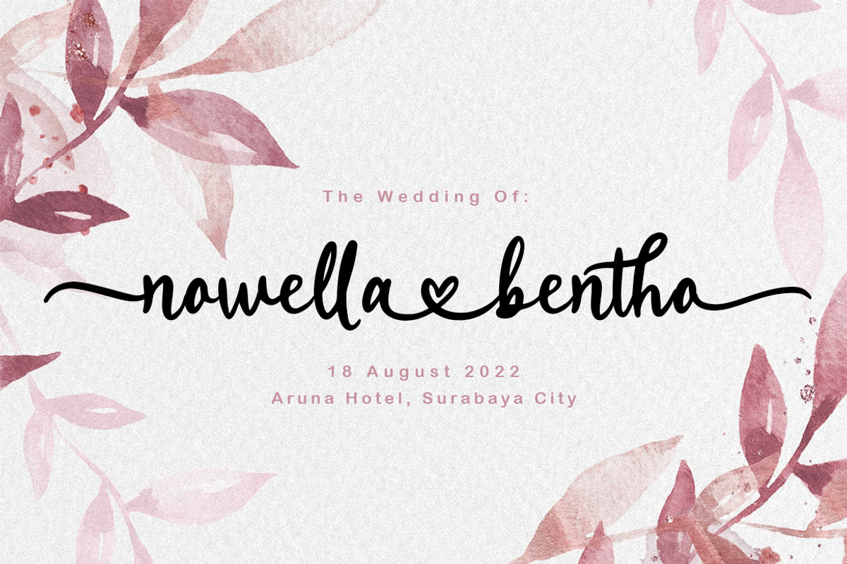 Merah Jambu, a Script Font by artism_design (Photo 7 of 7)