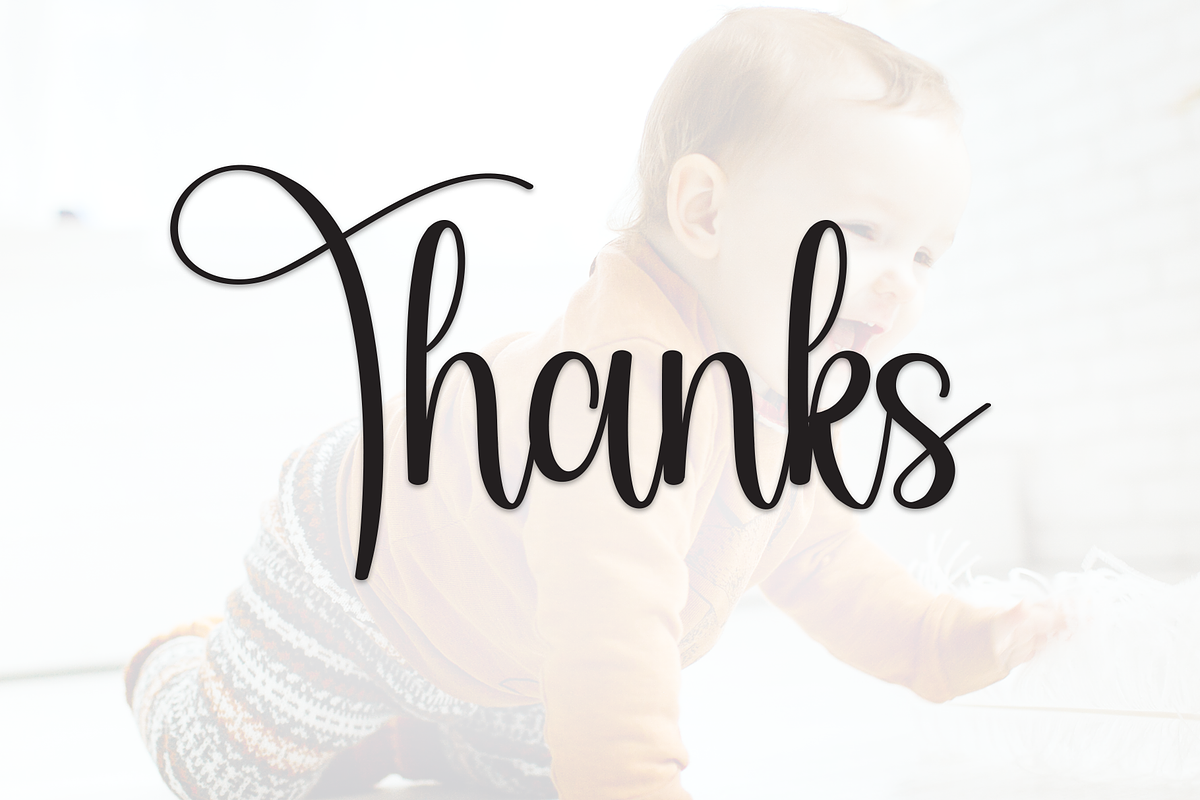 Babycute | Script Font, a Handwritten Font by Scratchones (Photo 9 of 9)