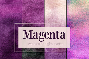 Watercolor Digital Papers Bundle