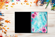 Hippie Junk Journal Pages, a Background Graphic by LA Design (Thumbnail 8 of 10)