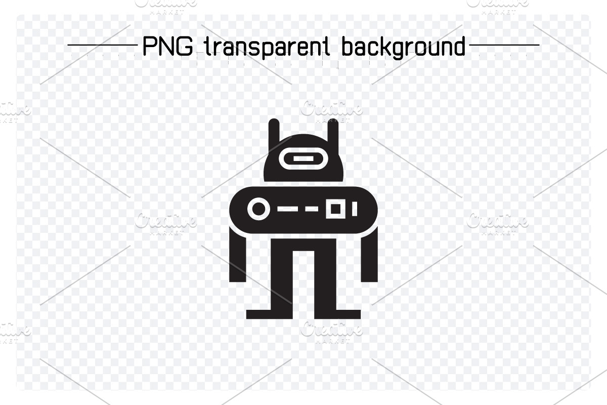 Bundle of Robot Avatars Icons, a Solid Icon by Designfour (Photo 2 of 8)