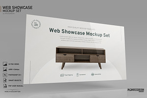 Web Showcase Mockup Set, an Advertising Mockup by MassDream