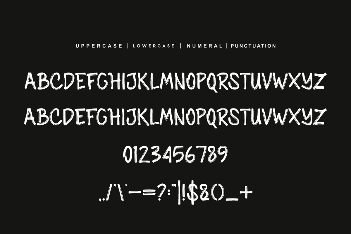 Marker Brushen - Premium Paint Font, a Handwritten Font by QR Design Studio (Photo 5 of 6)