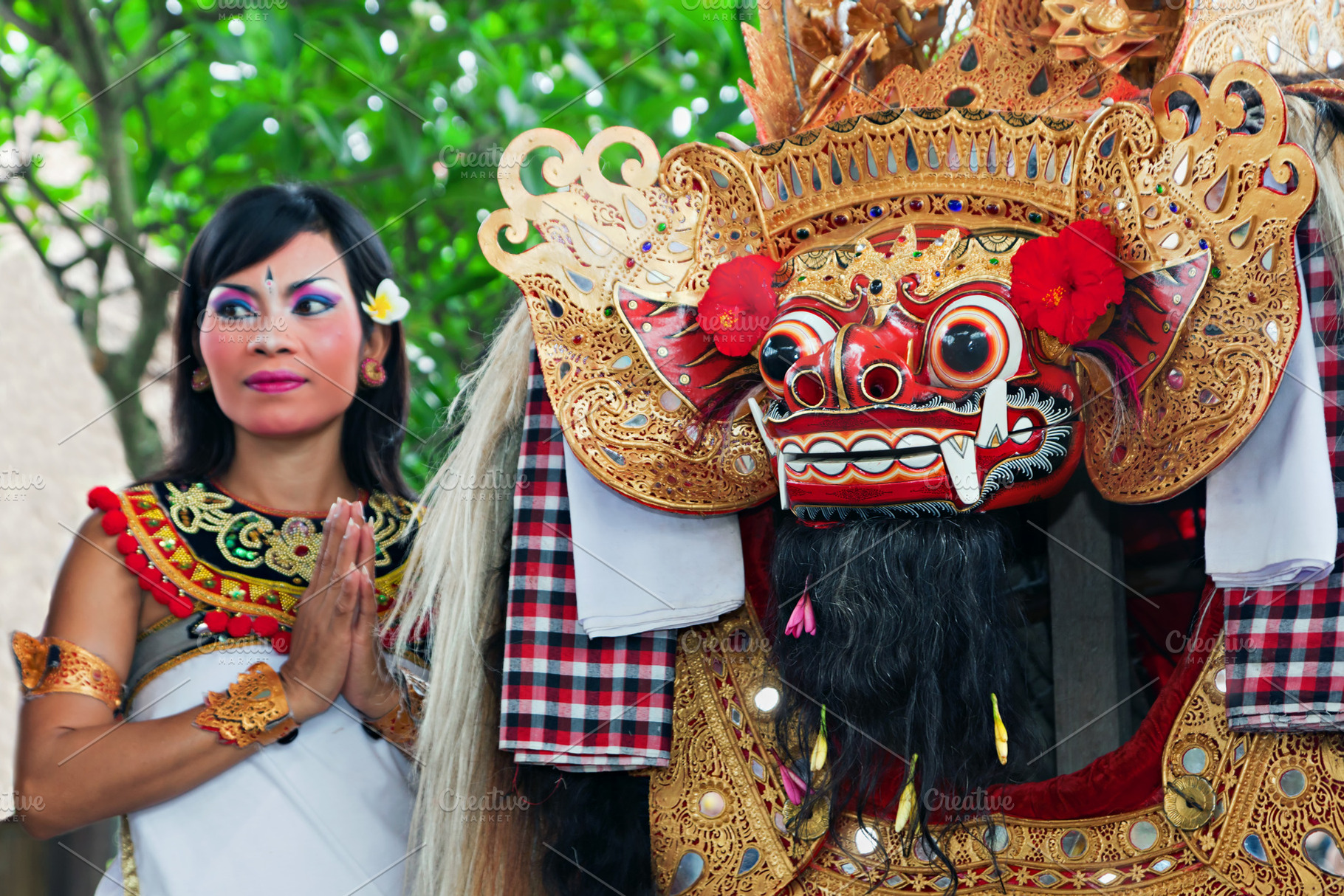 Barong dance, a Photo by saiko3p