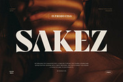 Sakez Elegant Serif Font Typeface, a Serif Font by Perfectype (Thumbnail 1 of 7)