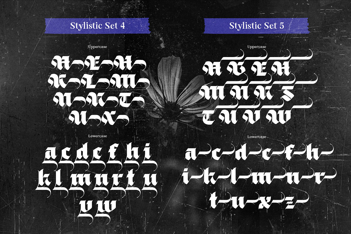 Black Obesity Blackletter Font, a Blackletter Font by alit design (Photo 16 of 17)