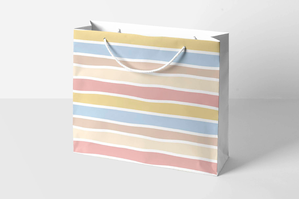 8 hand-drawn stripes stripe patterns, a Pattern Graphic by RevolutionizZed (Photo 4 of 6)