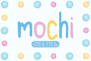 Mochi | Cute Handwriting Font, a Handwritten Font by LivelyAutumn11.11