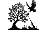 Black Laser Cut Bundle, an Object Graphic by abu67222 (Thumbnail 10 of 13)