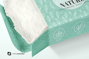 Handmade Soap Bar Packaging Mockup