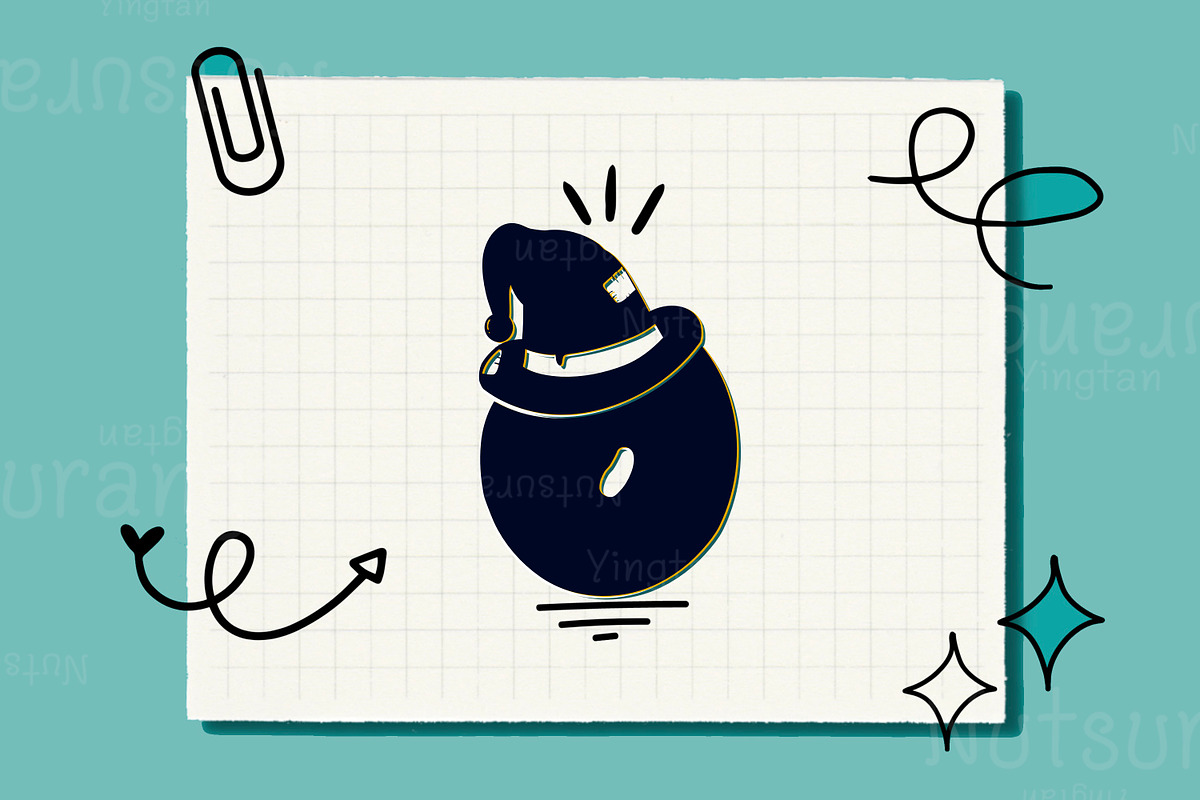 Hat Character Font, a Handwritten Font by N Nakorn Creative (Photo 2 of 9)