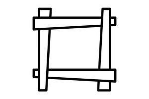 Frame Line Icon, an Icon by Pexelpy