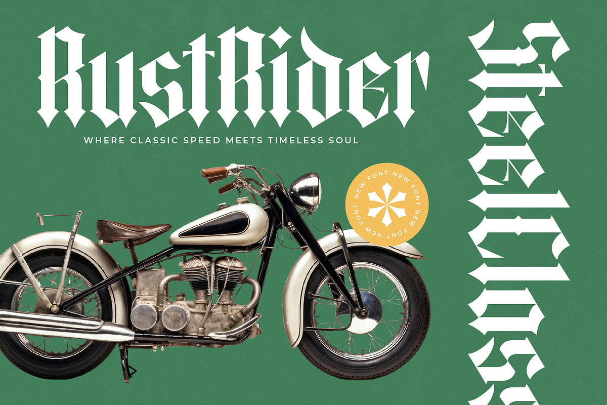 Merdlins Modern Blackletter Serif, a Blackletter Font by timelesstype.co (Photo 13 of 20)