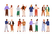 Handshakes of business people set, a Person Illustration by Good Studio (Thumbnail 1 of 5)
