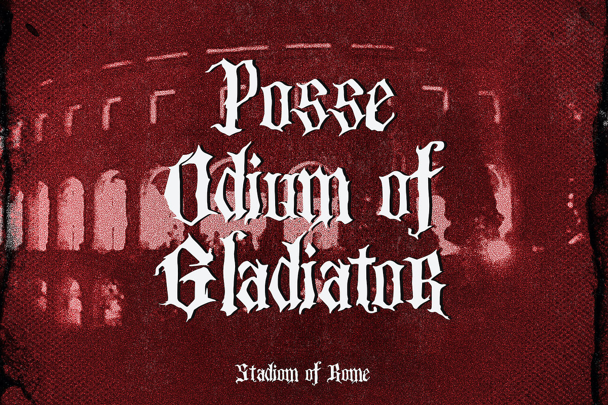Dark Angels - Haunted Display Font, a Blackletter Font by StringLabs (Photo 7 of 10)