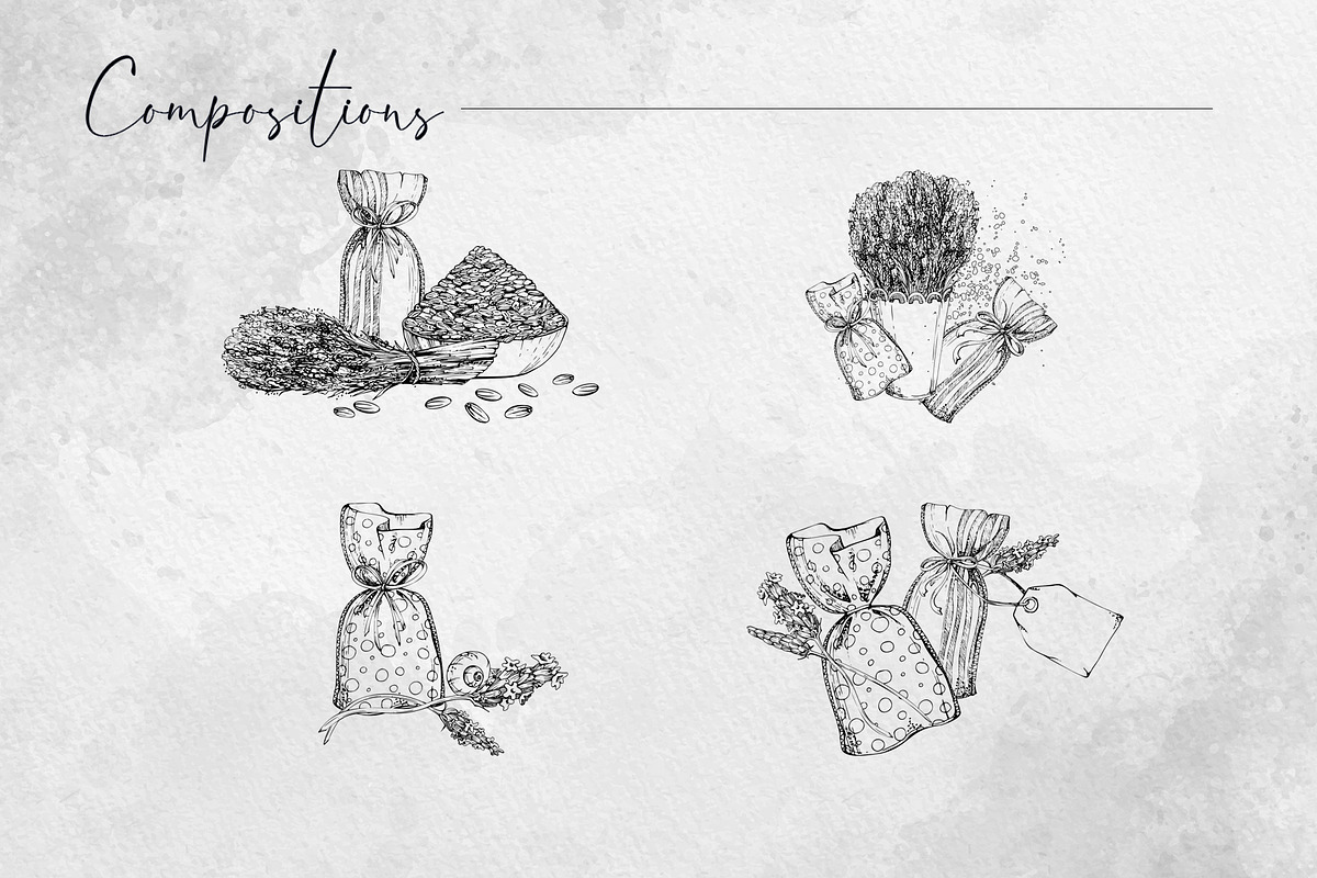 Lavender potpourri bags, an Object Illustration by MsFlaffy (Photo 5 of 9)