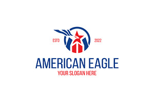 Symbol Military American Eagle Logo