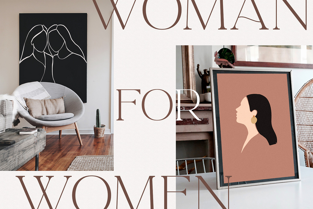 Woman for Women Abstract & line, an Illustration by Kate Macate (Photo 7 of 9)