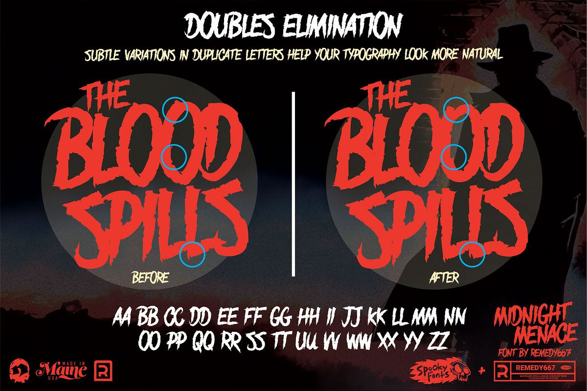 Midnight Menace - Horror Font