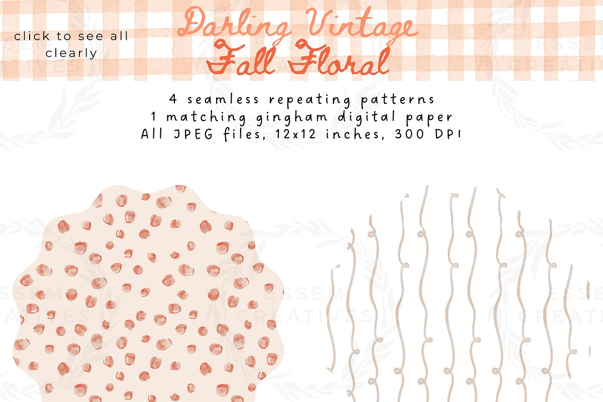 Boho Fall Floral Watercolor Clipart, a Background Graphic by Essem Creatives (Photo 5 of 9)