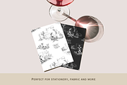 Soccer Toile de Jouy Pattern, a Background Graphic by Hughes Studio (Thumbnail 8 of 8)